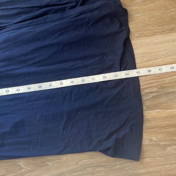 Lulus navy wrap dress - Picture 4 of 9